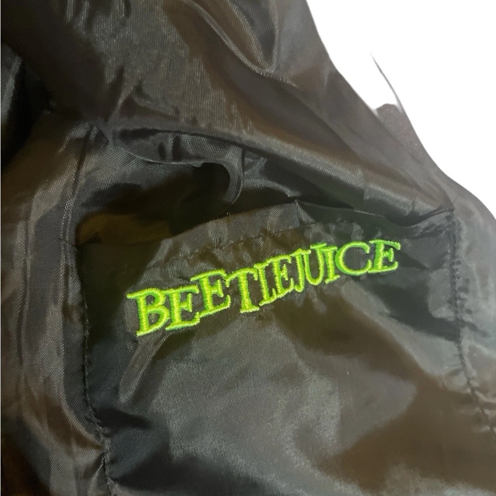 Black Jacket with Green Beetlejuice Logo - Picture 2 of 3